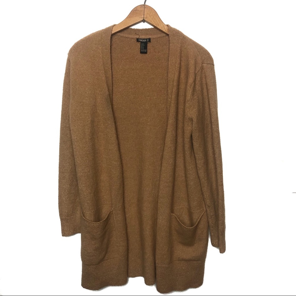 Forever 21 | Brown Pocket Cardigan